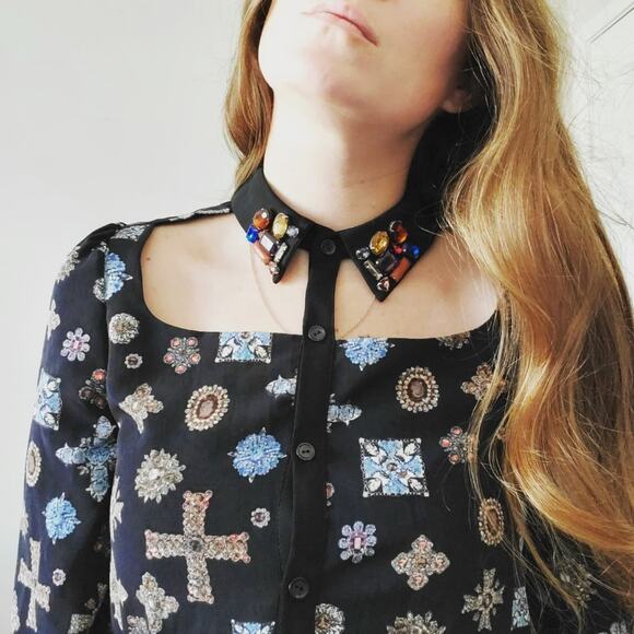 NWT Revolve Line & Dot Jewel Dress - Picture 10 of 10